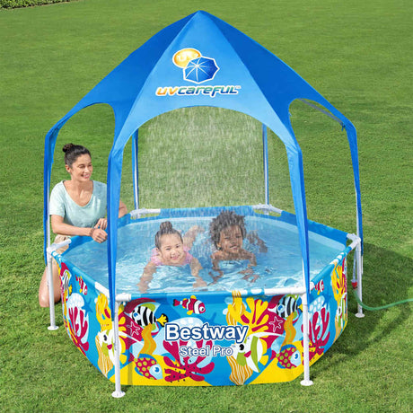 Bestway pour enfants pour enfants acier acier pro uv prudent au-dessus du sol 183x51 cm