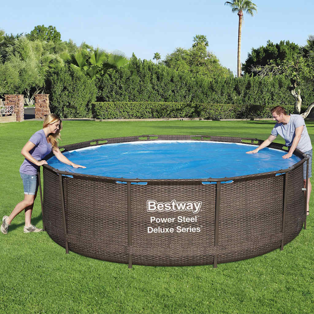 Couverture de piscine solaire Bestway FlowClear 356 cm