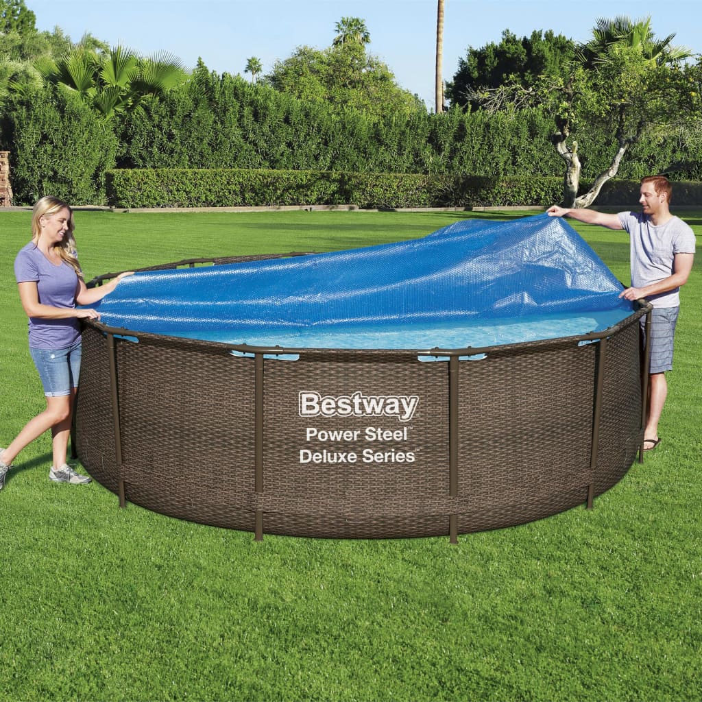 Couverture de piscine solaire Bestway FlowClear 356 cm