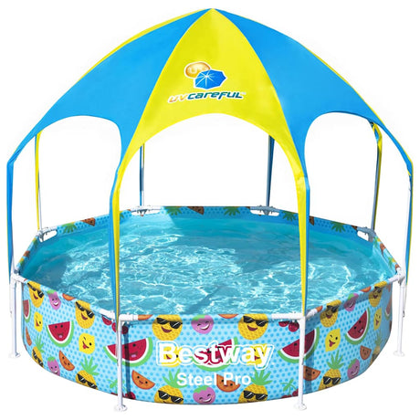Bestway pour enfants pour enfants acier acier pro uv prudent au-dessus du sol 244x51 cm