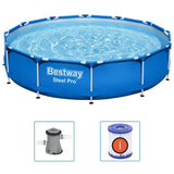 Bestway Pool Pool Steel Pro a placé environ 366