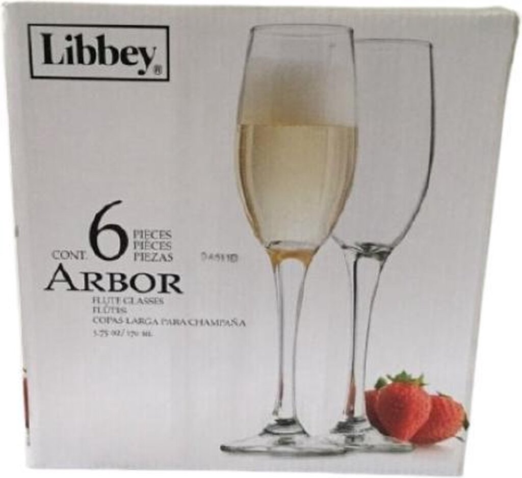 Diversen libbey 6 schijmwijnglazen
