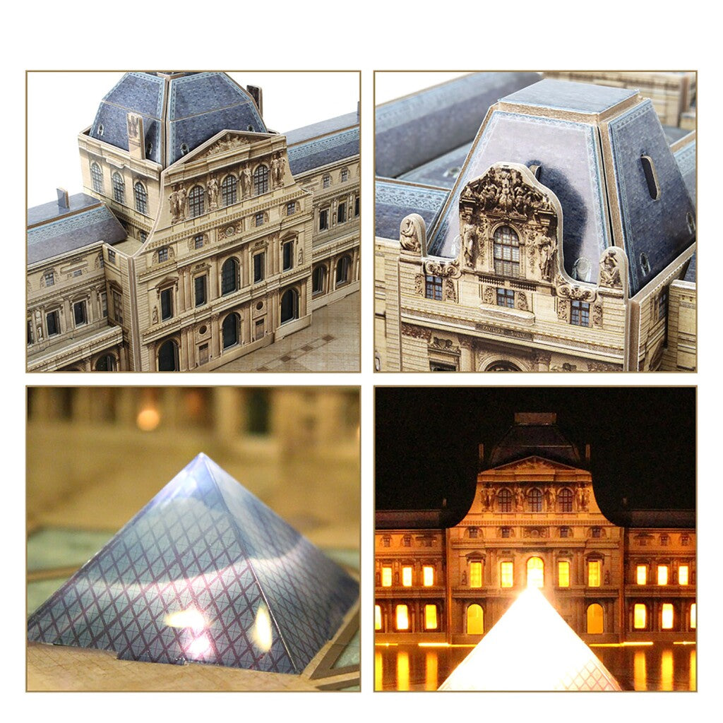 Puzzle 3D amusant et cubique, le persienne avec éclairage LED