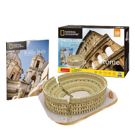 Cube fun national Geographic - Puzzle 3D - le Colisée