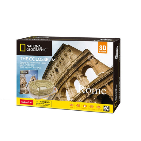 Cube fun national Geographic - Puzzle 3D - le Colisée