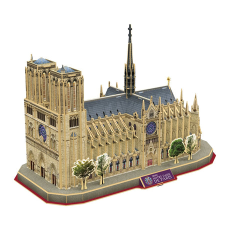 Puzzle 3d cubique amusant national Geographic notre-dame paris 128 pièces