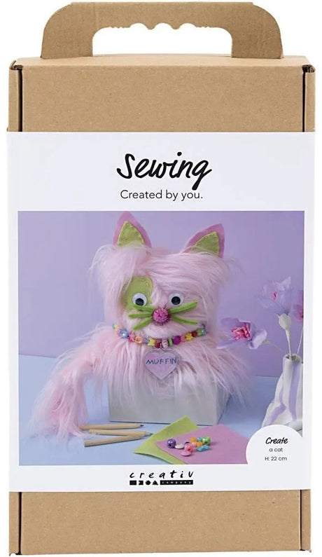 Entreprise créative https: www.ccobby.nl hobbyset-sewing-cat-diverse-colours-1-doos