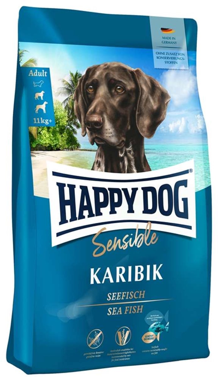 Happy dog karibik sensible sans céréales 11 kg - chien
