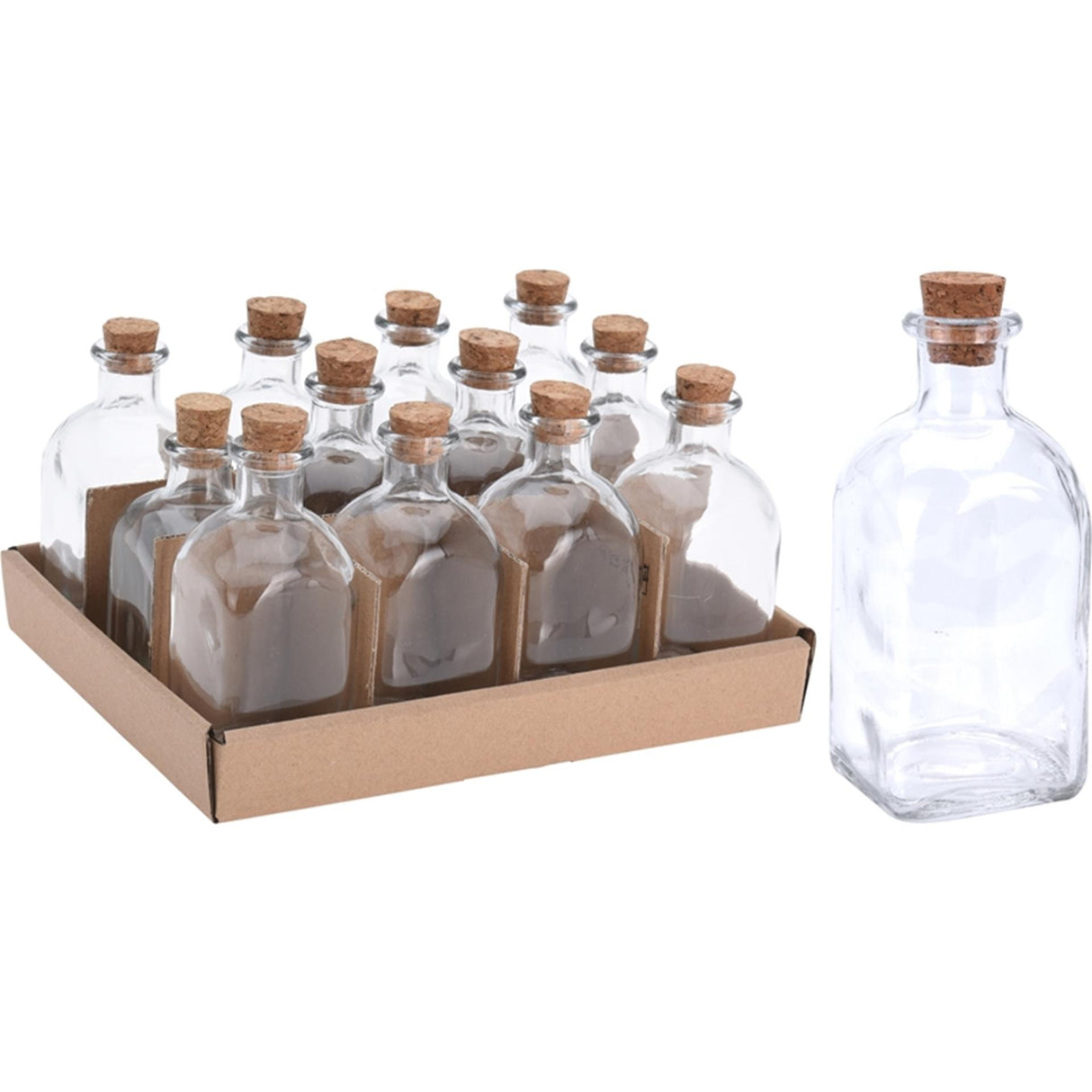 Excellente bouteille en verre pour articles ménagers avec liège 120ml