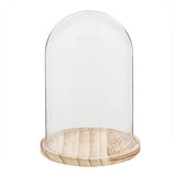 Cloche Clayre eef 6gl2169 transparent 17x25 cm