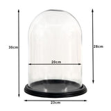 Cloche Clayre eef 6gl3477 transparent 23x29 cm