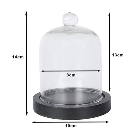 Clayre eef cloche 6gl4038 noir 10x14 cm