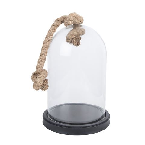 Clayre eef cloche 6gl3367 noir 17x28 cm