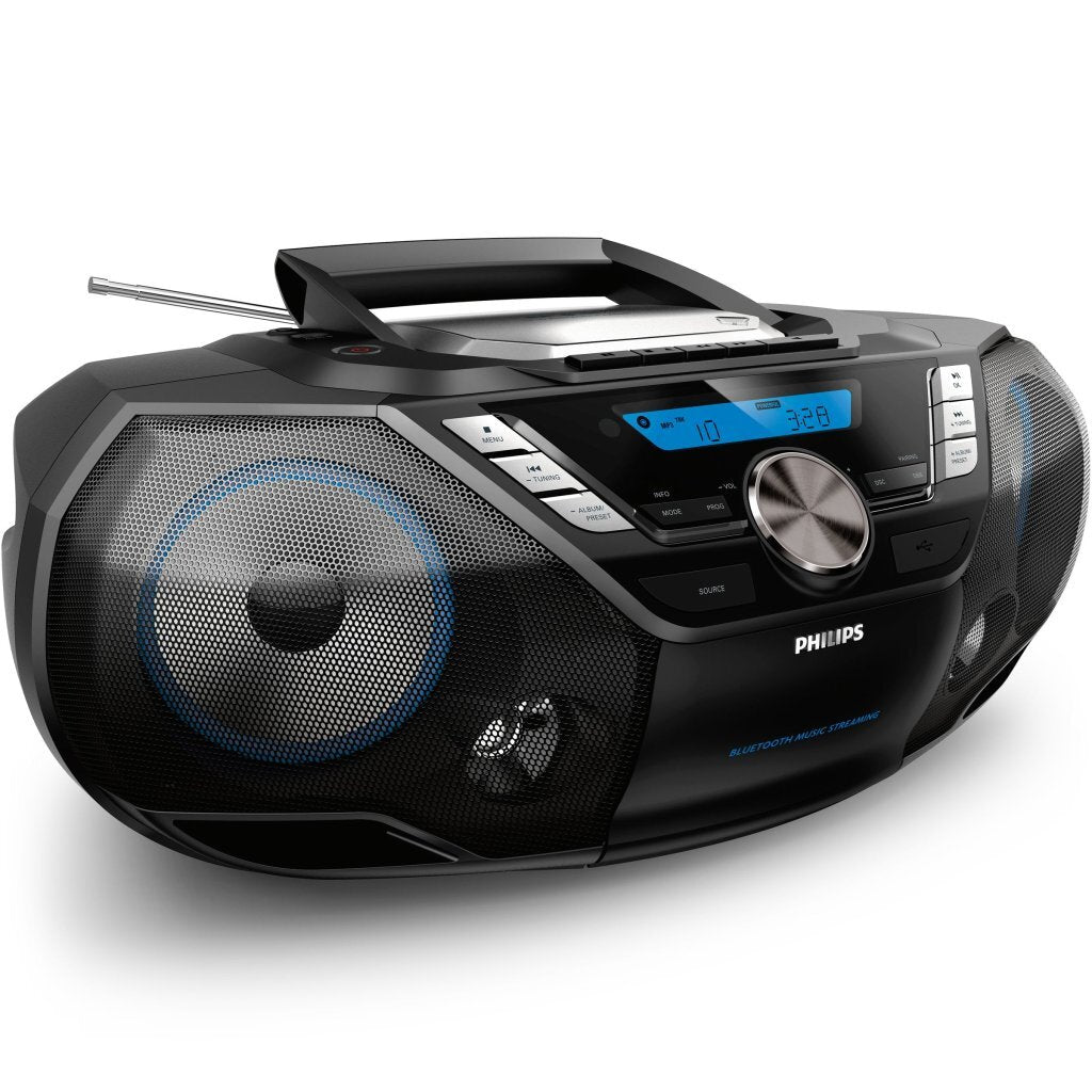 Philips AZB798T 12 Tragbarer CD -Radio -Player schwarz