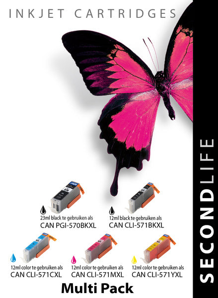 Cartouche Kangaro SL-11011239 seconde vie Canon multipack série 570 571