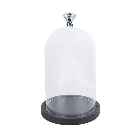Clayre eef 6gl2544 cloche transparente 14x25 cm