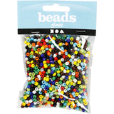 Creativ Company rocailles diverses couleurs, 130 grammes