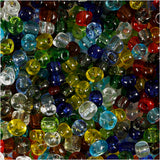 Creativ Company Rocailles Verre transparent, 130 grammes