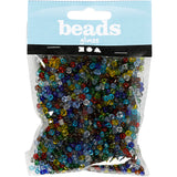 Creativ Company Rocailles Verre transparent, 130 grammes