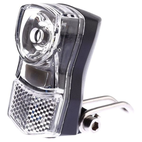 Ikzilight Headlight Little 1x1w LED, Chrome, avec support (emballage d'atelier)