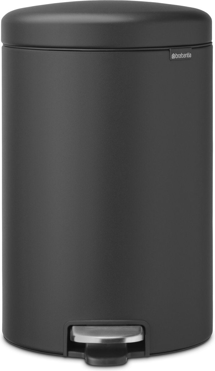 Poubelle Brabantia newicon - 20 litres - gris minéral infini