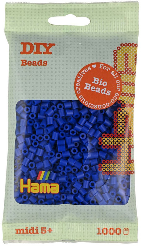 Perles thermocollantes Hama midi bio - bleu (008), 1000 pcs.