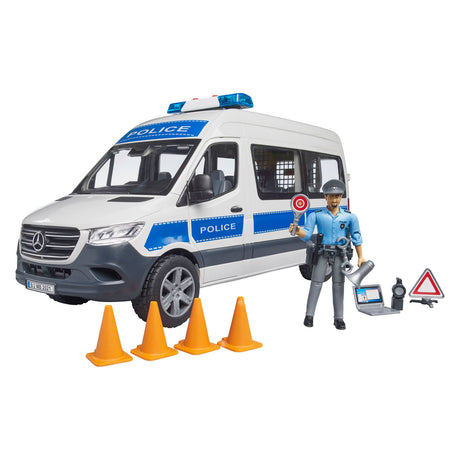 Bruder Mercedes Benz Sprinter Véhicule d'urgence de la police Modèle prêt à l'emploi Véhicule de service d'urgence (modèle)