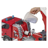 Camion échelle Bruder Scania Super 560R pour pompiers