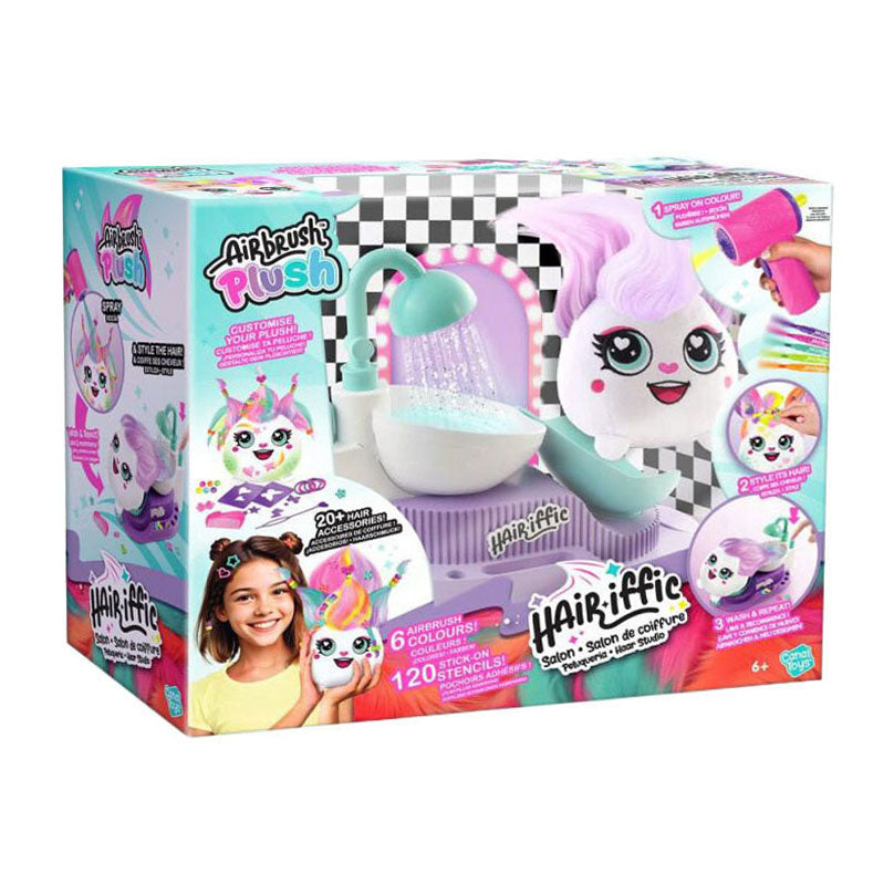 Salon de coiffure Airbrush Plush Hairiffic - Colorez votre peluche
