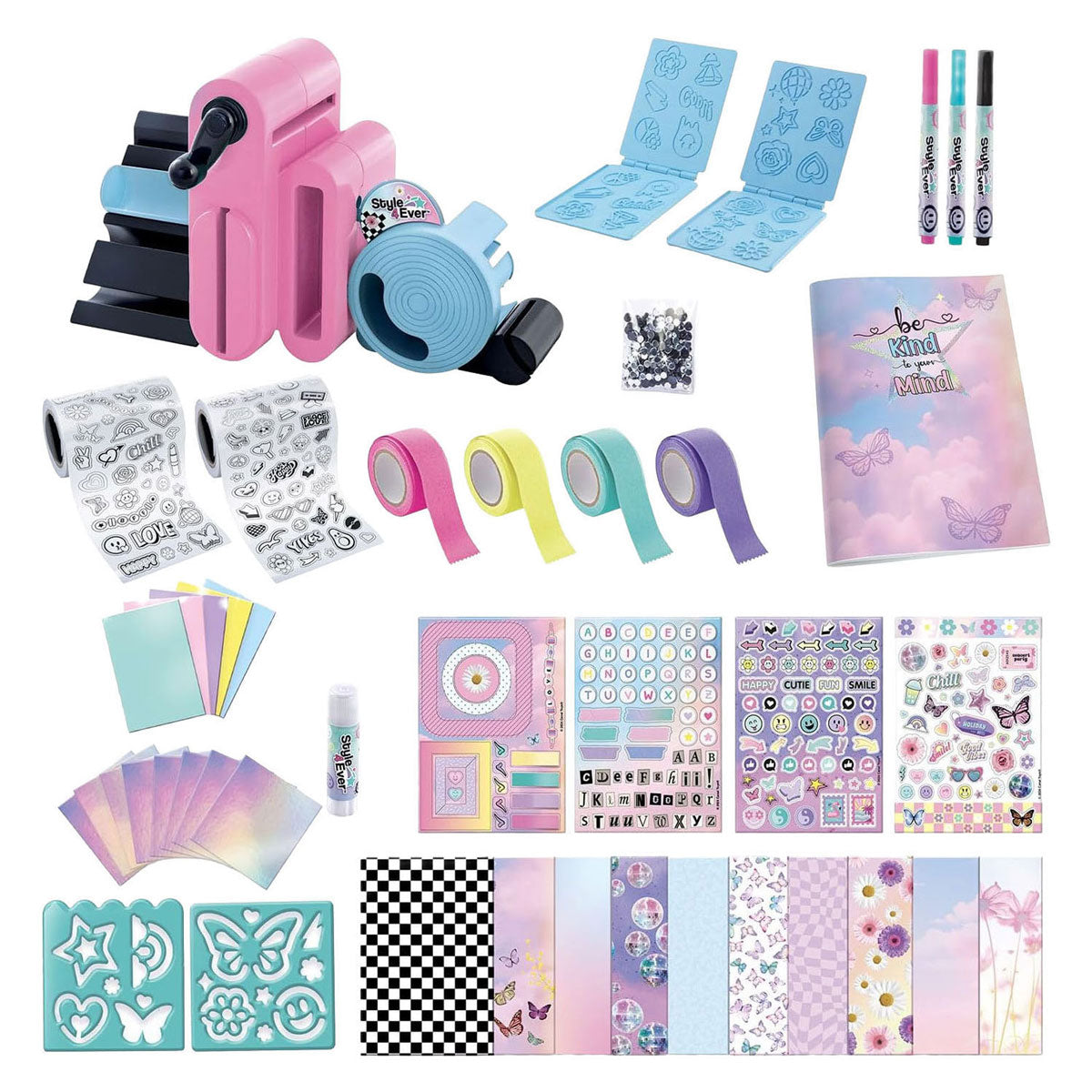 Ensemble de bricolage 3 en 1 pour scrapbooking Style 4 ever