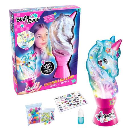 Lampe à lave licorne Style 4 ever