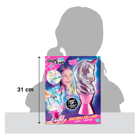 Lampe à lave licorne Style 4 ever