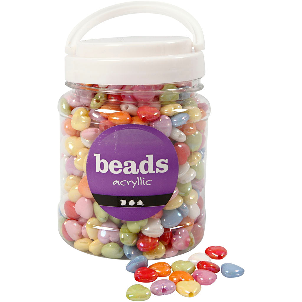 Https : www.ccobby.nl heart-beads-size-15x15-mm-hole-size-3-mm-approx-700-piece-various-colors-465-gr-700-ml-1-box