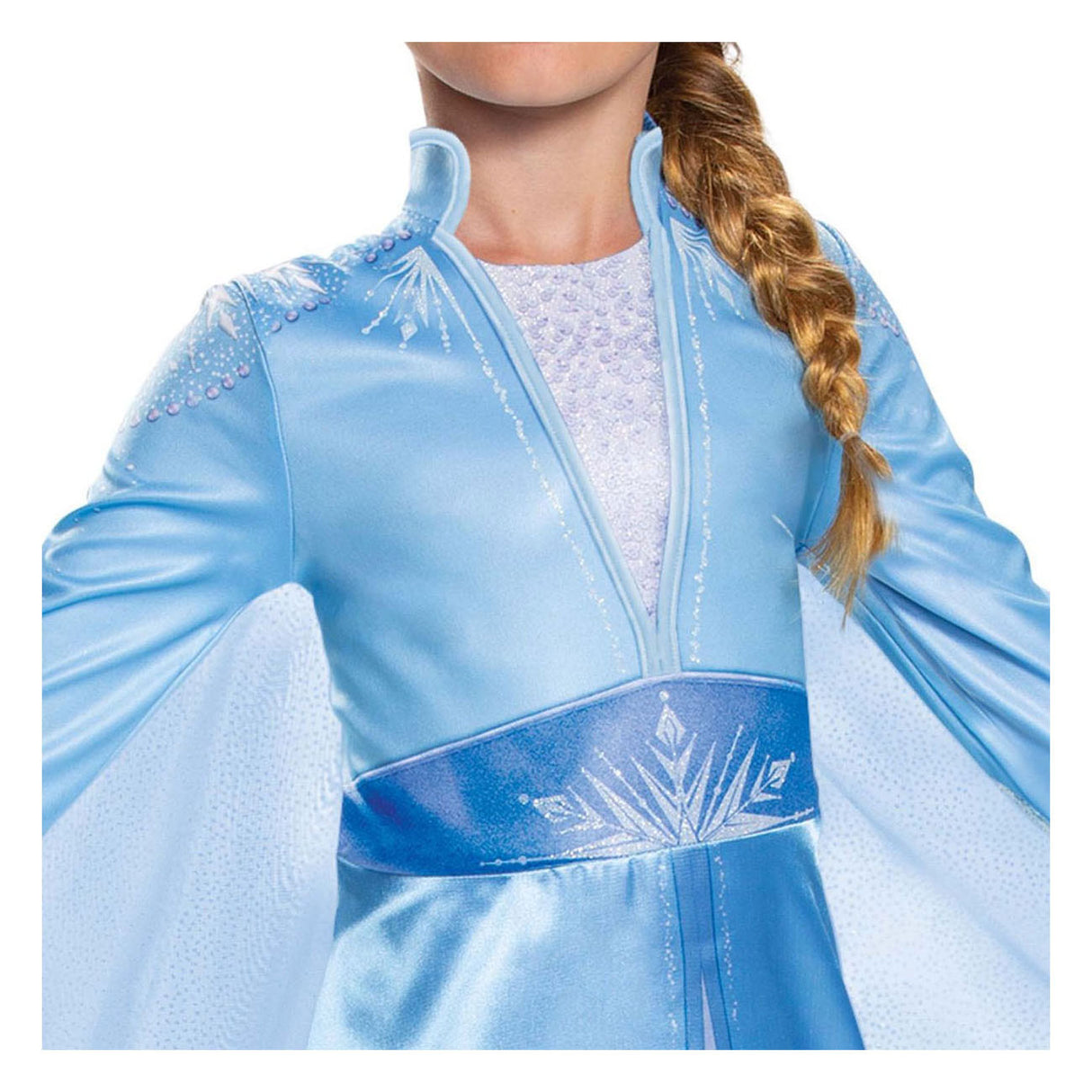 Déguisement Disney Frozen Elsa, robe classique officielle, taille s (5-6 ans), fille