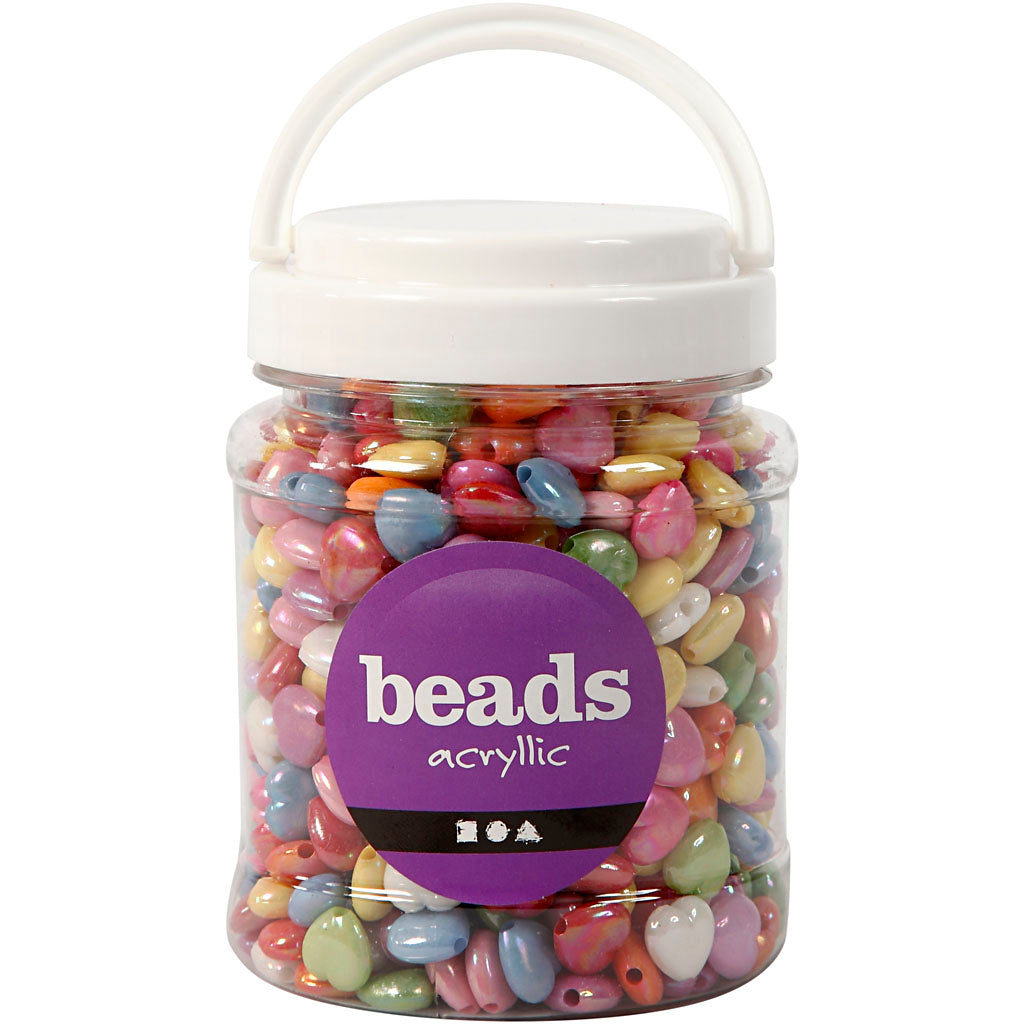 Https : www.ccobby.nl heart-beads-size-15x15-mm-hole-size-3-mm-approx-700-piece-various-colors-465-gr-700-ml-1-box