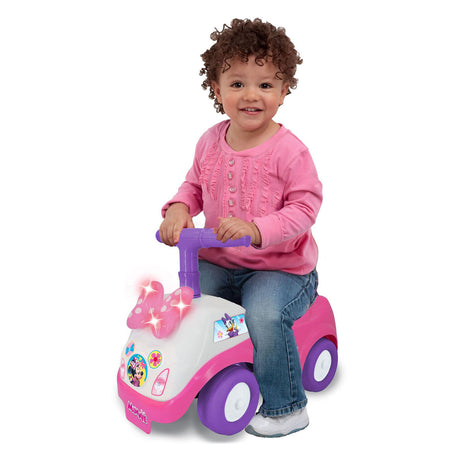 Minnie loopauto met licht en geluid