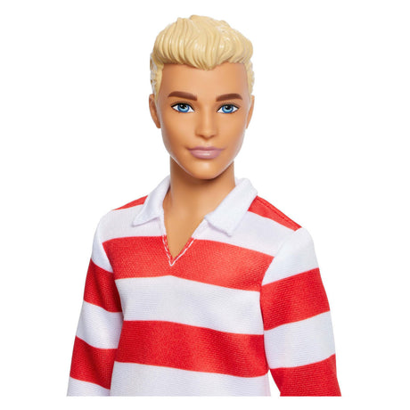 Barbie fashionista Ken à rayures rouges et blanches | 2 pièces