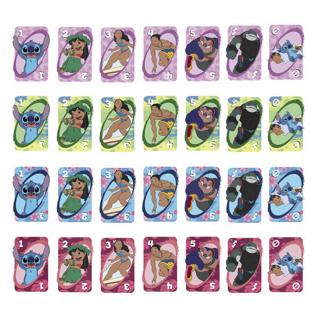 Mattel uno disney jeu de cartes lilo et stitch