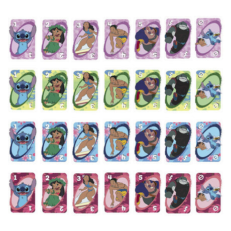 Jeu uno Disney Lilo et Stitch