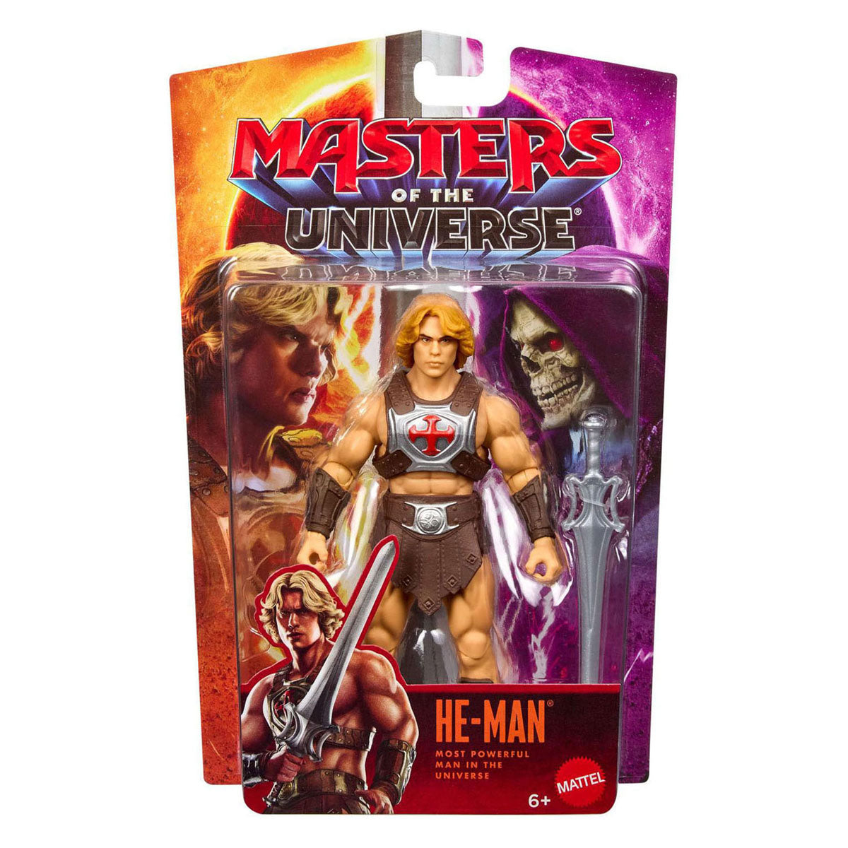 Figurine articulée He-Man des Maîtres de l'univers Mattel