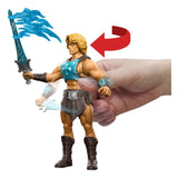 Figurine du film Les Maîtres de l'univers 2026 - homme avec épée puissante avec fonction de retournement et de déclenchement