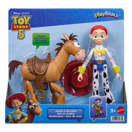 Mattel Disney et Pixar Toy Story 5 figurine Jessie et Bullseye 18 cm 2 unités