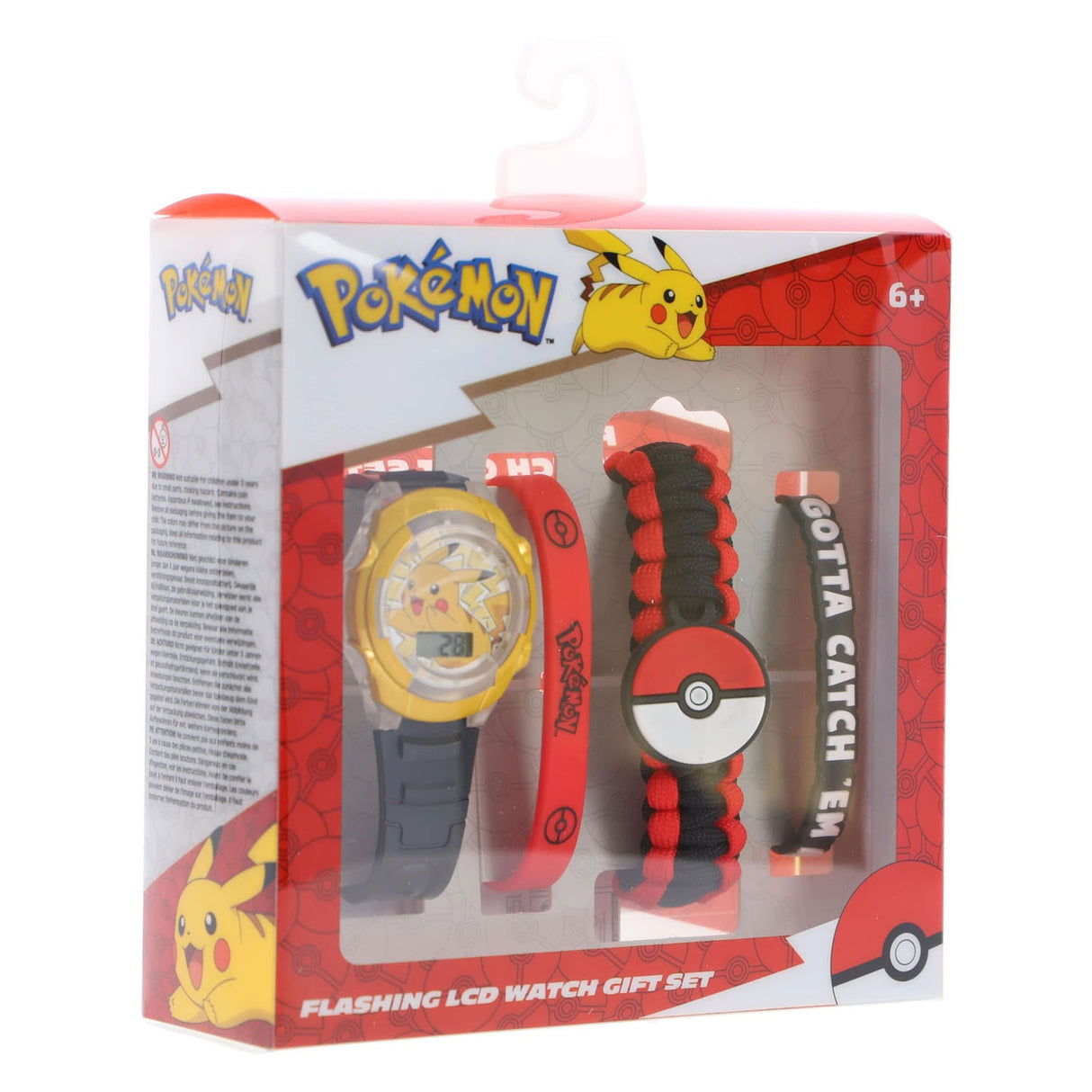 Coffret cadeau montre Accutime Pokémon - 4 pcs.