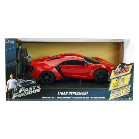 Jada Toys - Voiture RC Fast Furious Lykan Hypersport 1:16 - Voiture télécommandée - Voiture radiocommandée