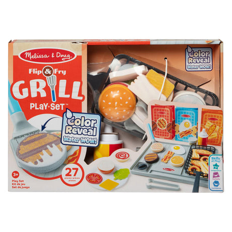 Melissa Doug – l'eau wow ! set de jeu de friture – cuisine magique avec de l'eau