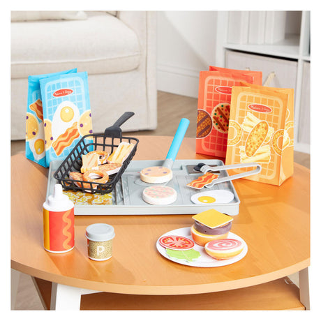 Melissa Doug – l'eau wow ! set de jeu de friture – cuisine magique avec de l'eau
