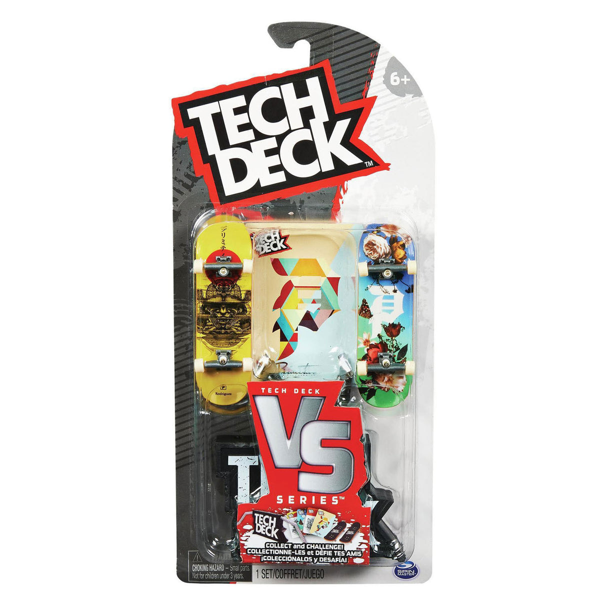 Spin master tech deck versus série avec 2 skateboards à doigts