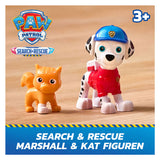 Paw Patrol - Recherche et sauvetage - Véhicule de sauvetage de Marshall avec fonction de retrait à 2 figurines - Véhicules jouets
