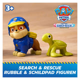Paw Patrol - Recherche et sauvetage - Décombres - Véhicule de recyclage de sauvetage avec fonction de retrait à 2 figurines - Véhicules jouets