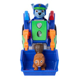 Paw Patrol - Recherche et Sauvetage - Véhicule de recyclage de Rocky avec fonction de retrait de 2 figurines - Véhicules jouets